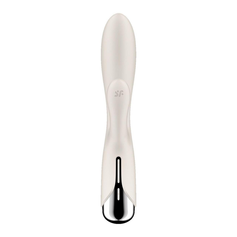 Вібратор-кролик з ротацією Satisfyer Spinning Rabbit 1 Beige, 3 мотори Sex Aura Київ - фото 6