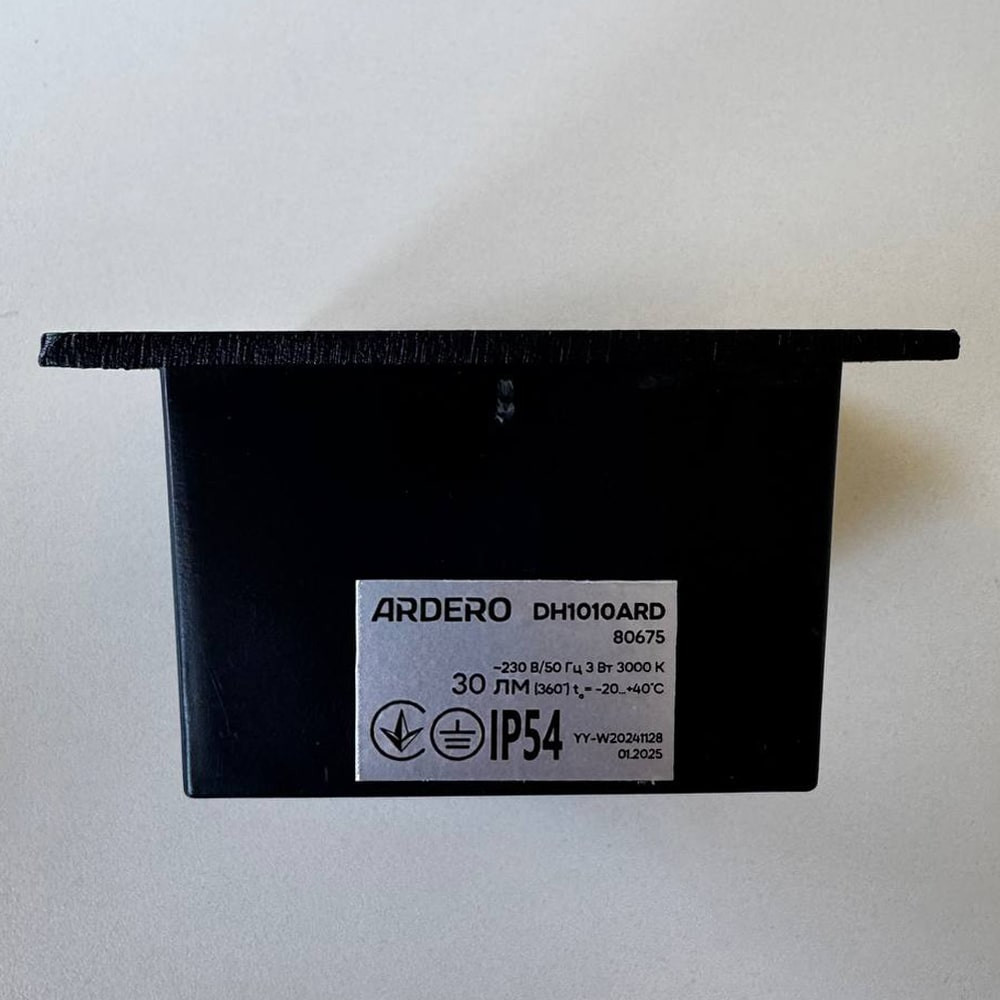 Архітектурний світлодіодний накладний світильник Ardero DH1010ARD LEVEL 3Вт 3000K чорний Харків - фото 3