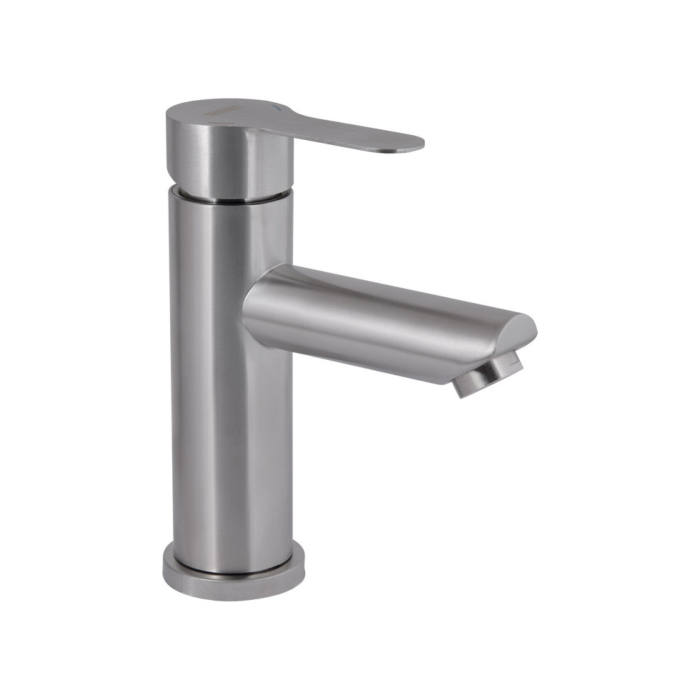 Змішувач для раковини Brinex Pure 001F низький Nickel BRIPUR001FNKL Київ - фото 1