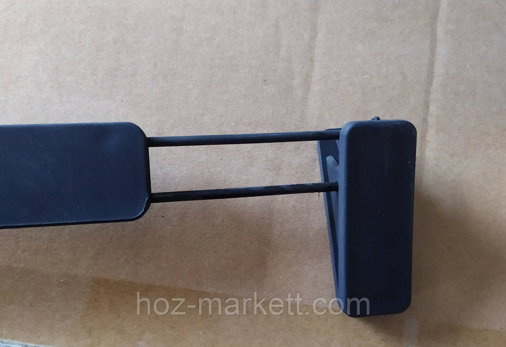 Плічка вішалки (тремпеля) брючні Оксамит з прищіпками чорні 35 см 5 шт в уп Харків - фото 4