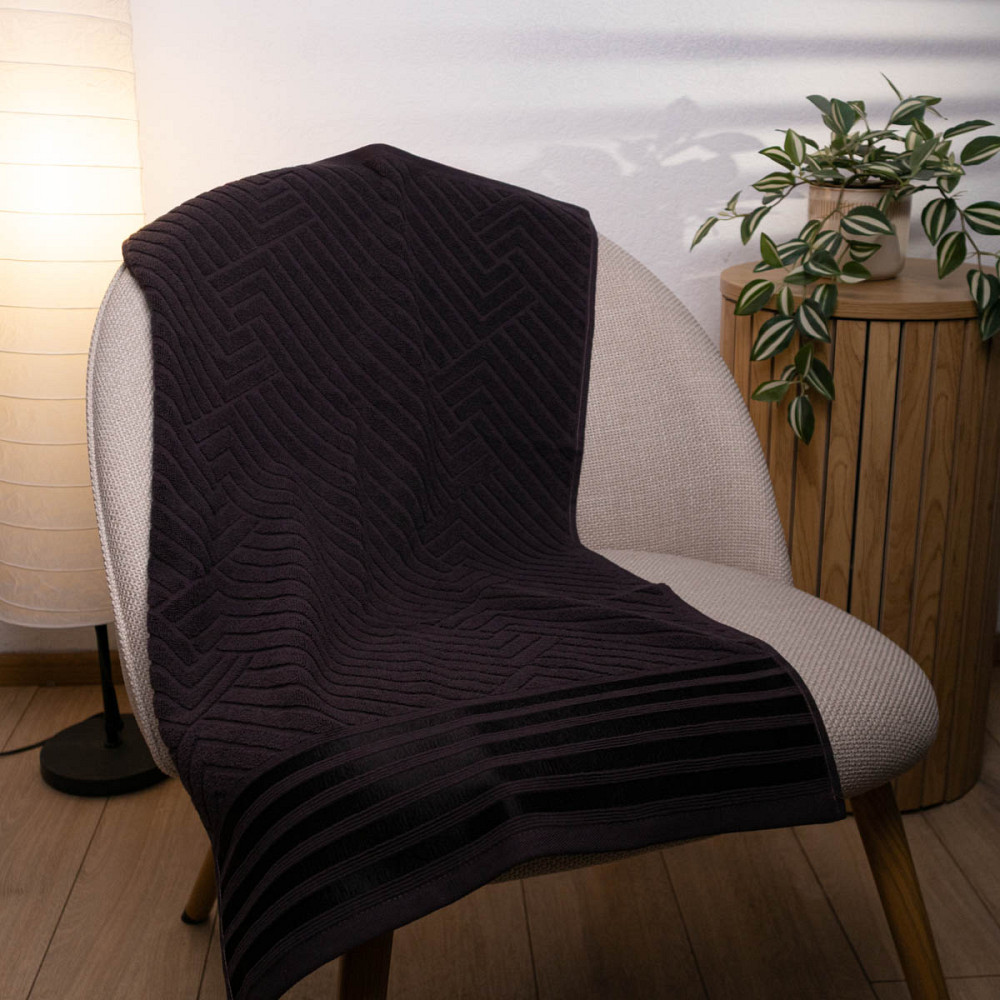 Полотенце для рук и лица махровое SOFT GM Textile 40х70см 500г/м2 (Шоколадный) Сумы - изображение 4