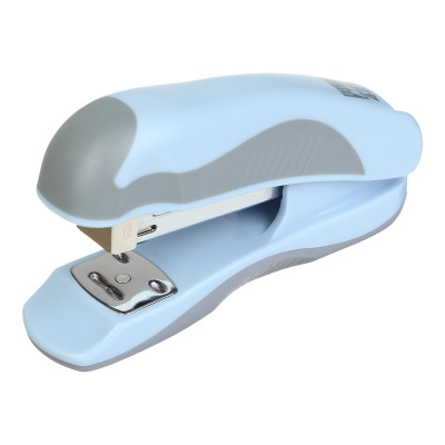 Степлер Buromax пластиковый PASTEL, 20 листов, (скобы №24, 26), 111 х 62 х 32 мм, голубой (BM.4215-14) Винница - изображение 1