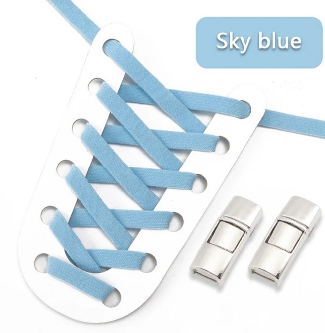 Эластичные шнурки без завязок с металлическими застежками Смела - изображение 7