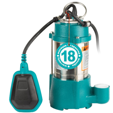 Насос дренажний 0,37кВт 42м 35л/хв нерж.сталь/чугун з антикорозійною обробкою Leo Житомир