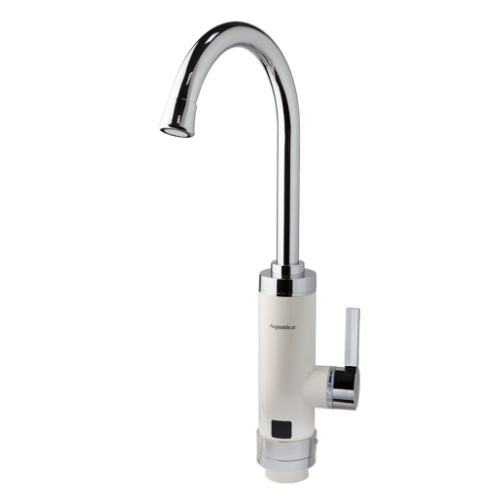 Кран-водонагрівач проточний HZ 0,4-5бар 3,0кВт для кухні гусак вухо на гайці (W) Aquatica Житомир - фото 3