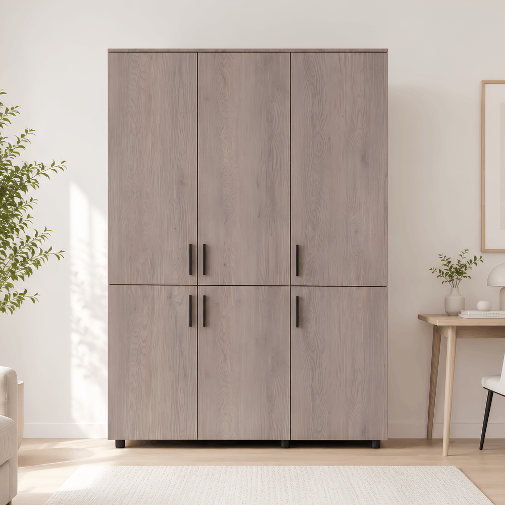 Шкаф для одежды Doros Торн Кремона Канноло 3 ДСП (полки) 135х51.6х200 (DRS-012066) Львов - изображение 1
