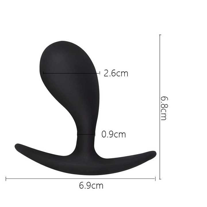 Силіконова анальна пробка "Якір" - 2,6 см. - Анальні іграшки Вінниця - фото 2