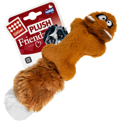 Іграшка для собак GiGwi Catch&amp;fetch Барсук із двома пищалками 24 см (75066) Вінниця - фото 2