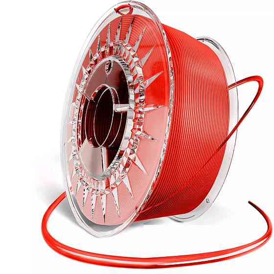 Червоний філамент Vision 3D® PLA 1кг, 1.75мм, для 3D-принтерів, екологічний матеріал, вдалий для мод Київ