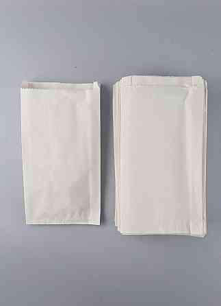 Бумажные пакеты саше крафт белый, 160х40х300, 70г/м2 (100 шт) Харьков