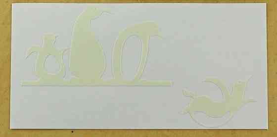 Люминесцентная наклейка 