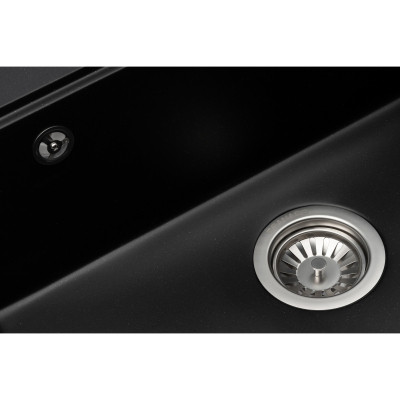 Мийка кухонна GRANADO ARTES black shine з сифоном (gr3601) Вінниця - фото 5