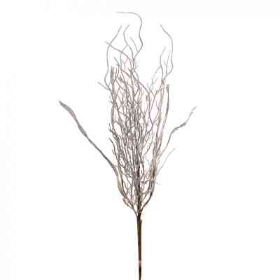 Декоративная ветвь YES! Fun Серая Заснеженная 84 см (974813) Винница