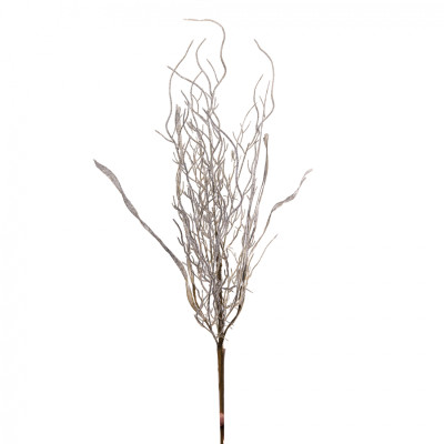 Декоративная ветвь YES! Fun Серая Заснеженная 84 см (974813) Винница - изображение 1