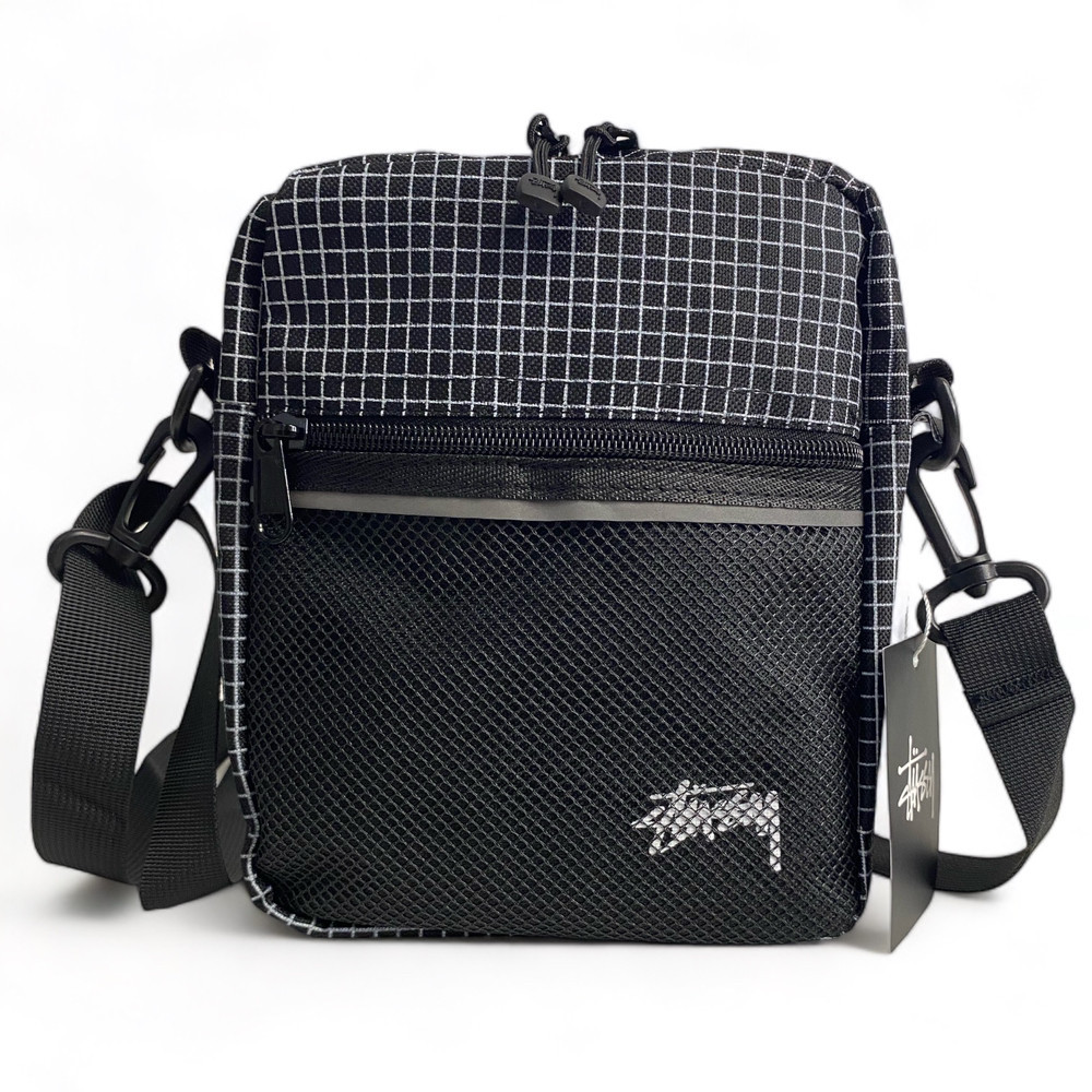 Сумка через плече Stussy 20x16x6 чорний Запоріжжя - фото 2