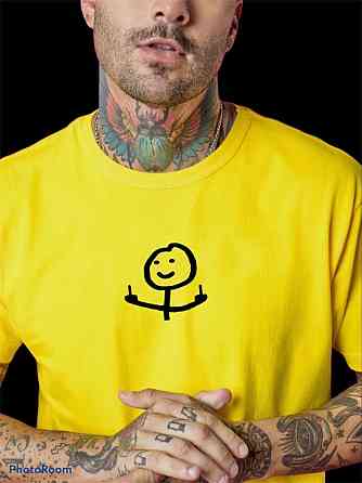 Преміум футболка зі стильним мінімалістичним принтом XL Чернівці