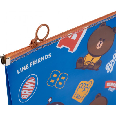 Папка на молнии Yes А4 Line Friends (492091) Винница - изображение 2