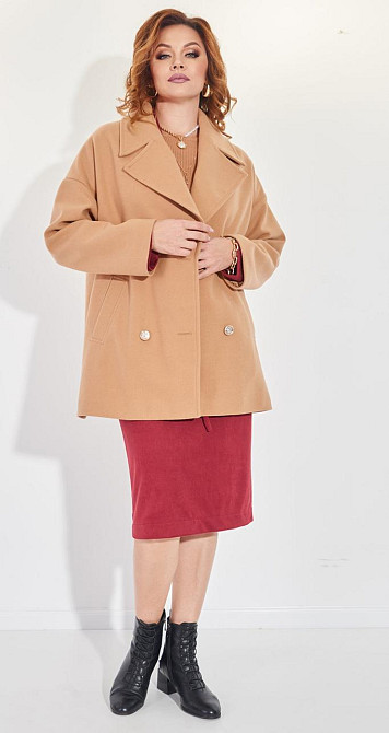 Двобортне пальто піджак (48) Київ - фото 3