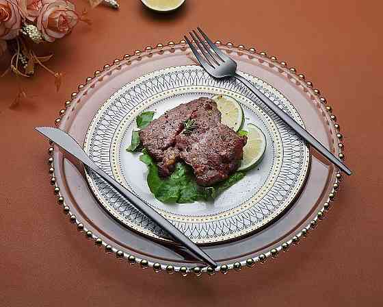 Столовые приборы на 6 персон с черным покрытием, 24 шт. Киев