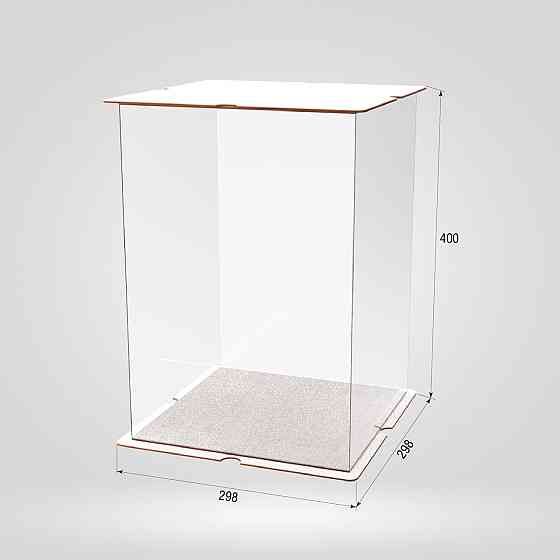 Коробка для тортів, квітів та подарунків EKOSTAR 270х270х400 Київ