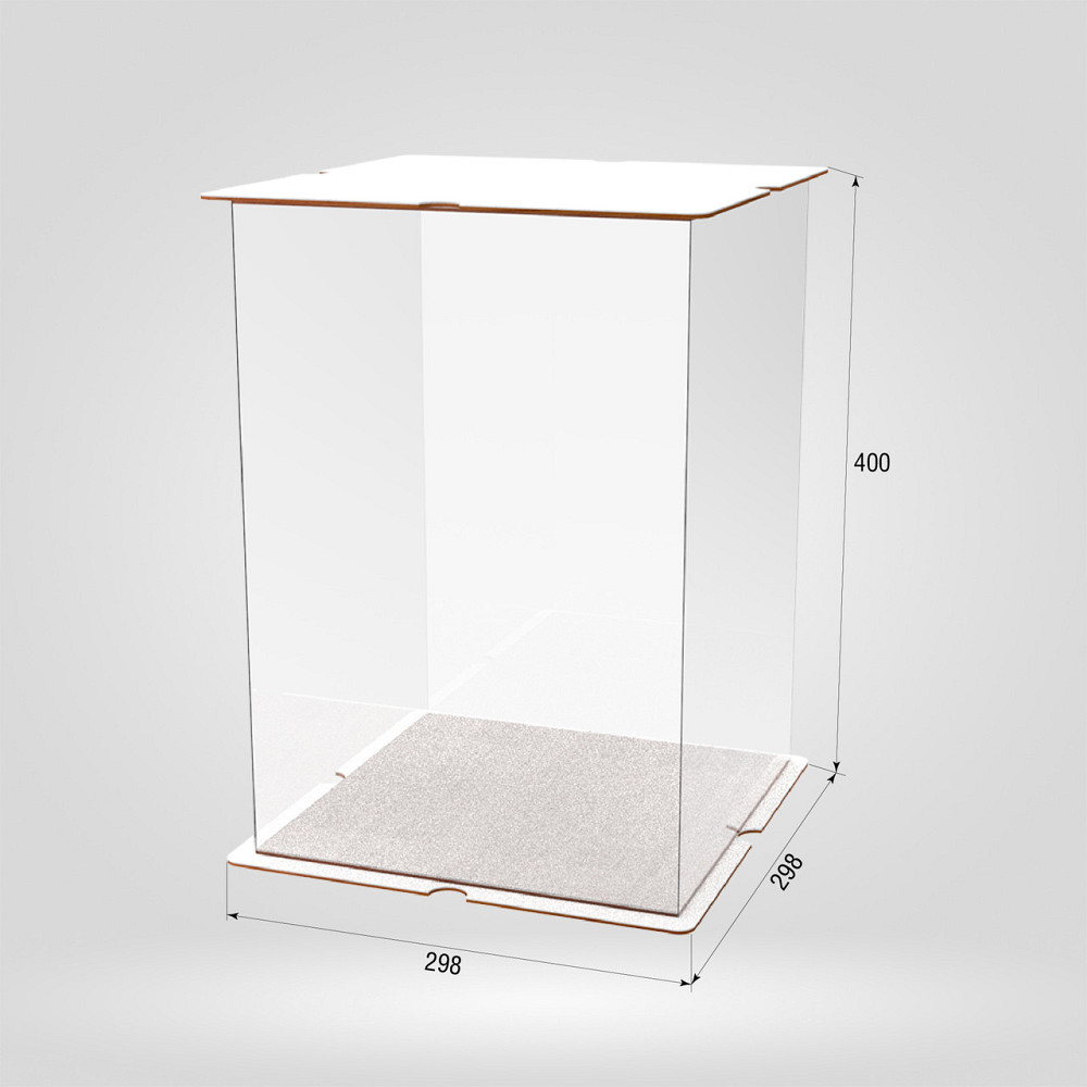 Коробка для тортів, квітів та подарунків EKOSTAR 270х270х400 Київ - фото 2