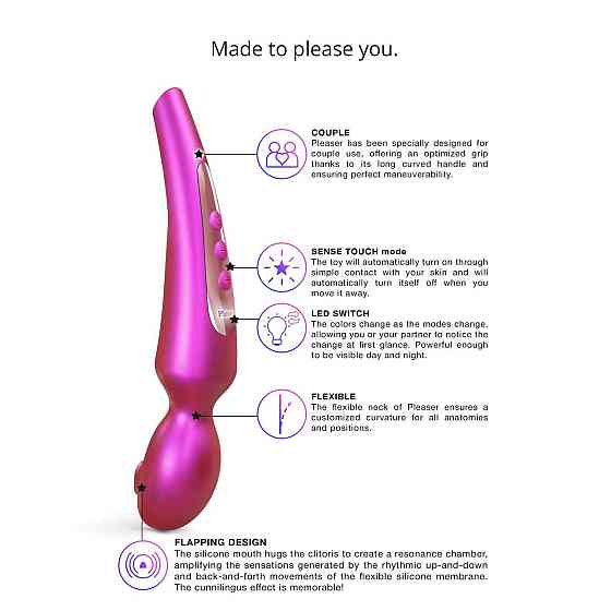 Вібромассажер Love To Love Pleaser Iridescent Berry Sex Aura Київ
