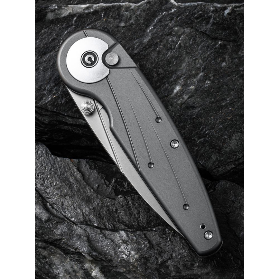 Ніж складаний туристичний Civivi Starflare, (8.4 см) Nitro-V / Aluminum сірий Київ - фото 13