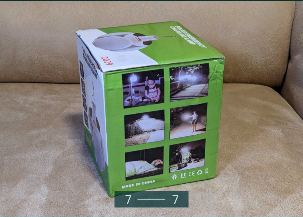 Лампа — ліхтар LED підвісна на акумуляторі із сонячною панеллю з Д/К. Київ - фото 7