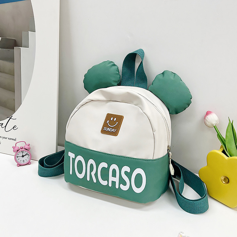 Детский рюкзак TD-620 на одно отделение с ремешком и ушками Green Киев - изображение 2