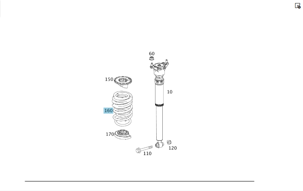Mercedes-Benz  A2463243004 Пружина задньої підвіски (продаж тільки парою) Одеса - фото 2