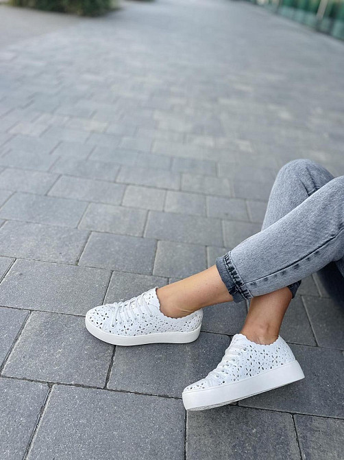 Olli Кеди жіночі OLLI T-65-21600 білі (весна-літо, шкіра натуральна) (3380) лише 36р. Коломыя - изображение 7