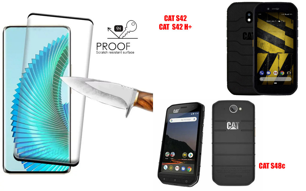 Защитное стекло HyperGlass Pro для CAT S42, S42 H+, S48c – максимальная чувствительность и защита Киев - изображение 1