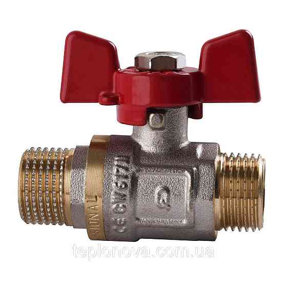 Кран кульовий прямий Q PROFESSIONAL 1/2" НН КБ PN40 QP153 Чернівці