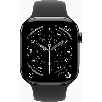 Смарт-часы Apple Watch Series 11 GPS + Cellular 46mm Slate Titanium Case with Black Sport Band - M/L (MFD24RK/A) Винница - изображение 2