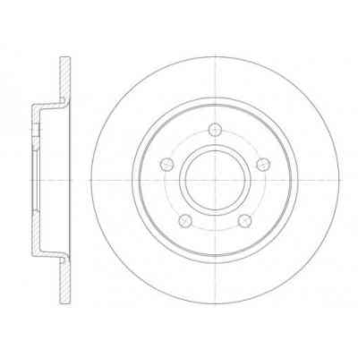Гальмівний диск REMSA 6846.00 Вінниця