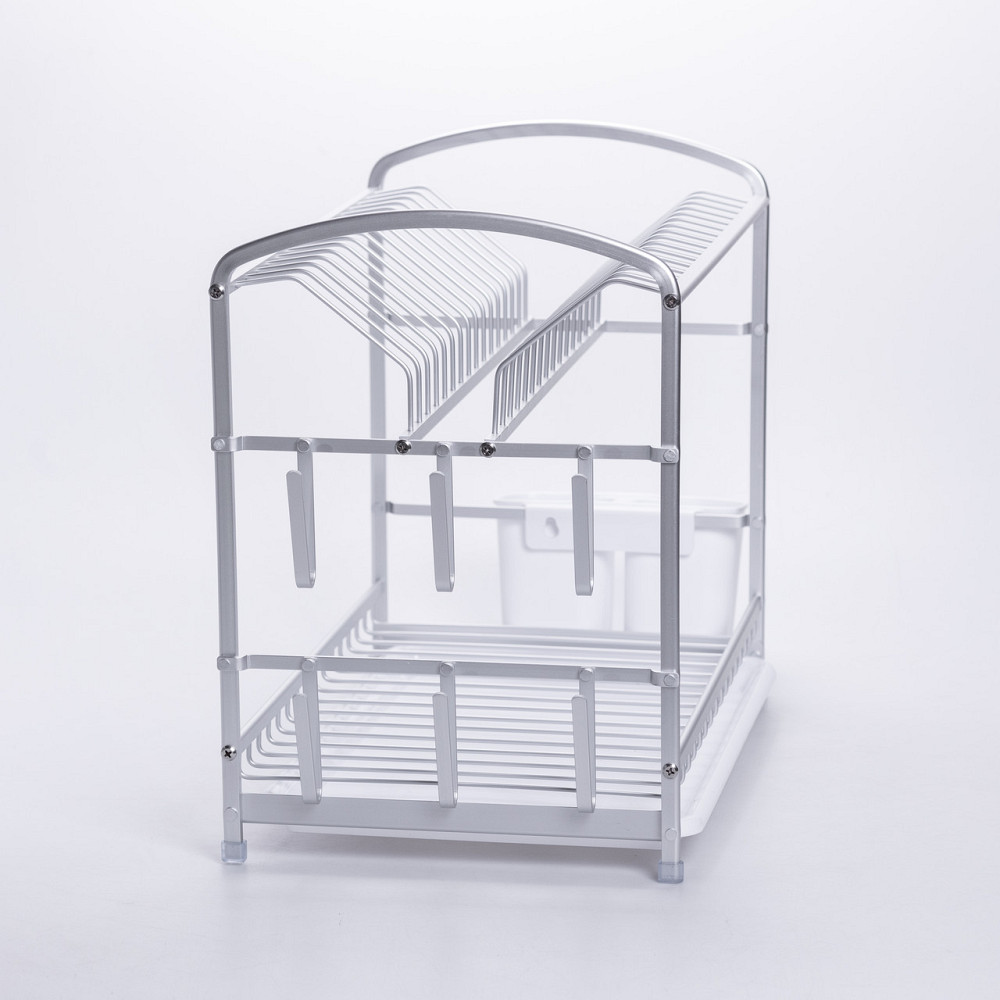 Yiwu Двоярусна сушарка для кухні алюмінієва з лотком і тримачами HP-46-13 Коломыя - изображение 7