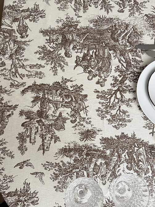 Ecotton Скатертина столова Ecotton DUCK 170х220 см водовідштовхувальна Italiano бежевий (30497 Киев - изображение 8