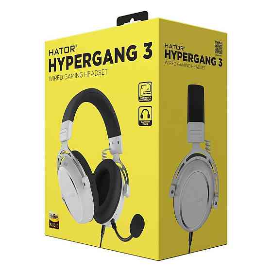 Гарнітура Hator Hypergang 3 White (ESH06) ( Білий ) Харьков