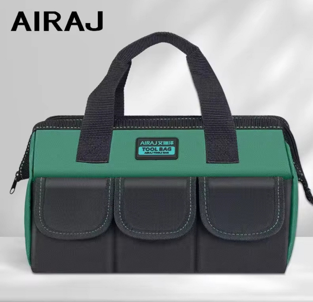 Сумка для инструментов AIRAJ 31 на 21 на 17 см черно-зеленая Киев - изображение 1