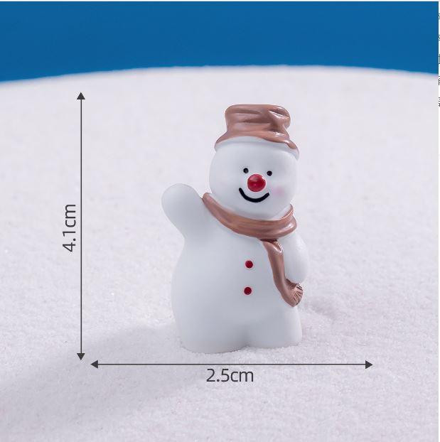 Новогодняя фигурка Снеговик для декора, флорариума, мини-сада, творчества, микроландшафта, песочного стола Одесса - изображение 3
