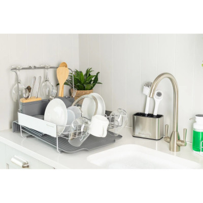 Сушарка для посуду KitchenAid Sinkware 61,5 x 38,5 x 37,5 см сірий (KEG896BXCGA) Вінниця - фото 7