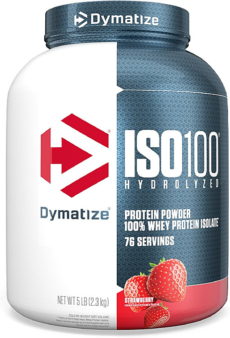 Изолят сывороточного протеина Dymatize nutrition ISO 100 2270 г, Strawberry Луцк - изображение 1