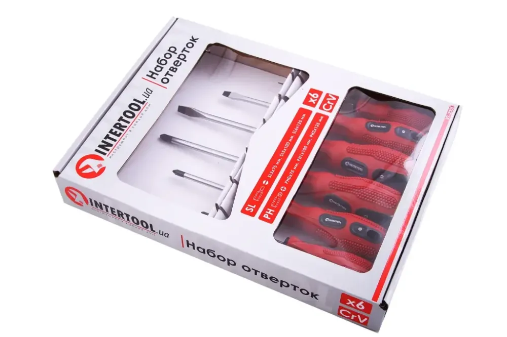 Набір відверток 6 ед. Intertool Вінниця - фото 2