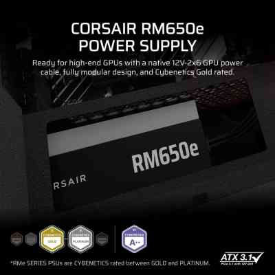 Блок живлення Corsair 650W RM650e (CP-9020302-EU) Вінниця