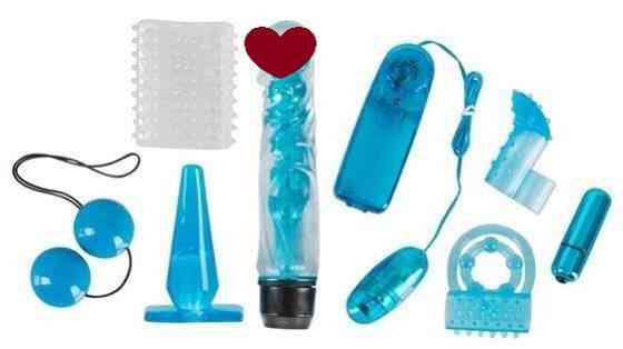 Набір секс іграшок Blue Appetizer 8-piece set Sex Aura Київ