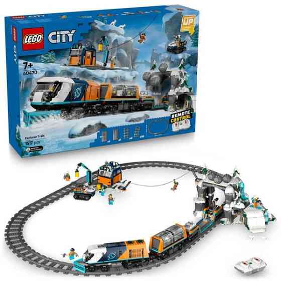 Конструктор LEGO City Арктичний дослідницький експрес 1517 деталей (60470) Харків