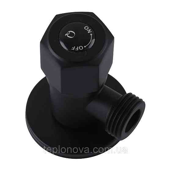 Кран кульовий угловой Professional 1/2″X1/2″ NV-QP888 BLACK Черновцы