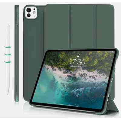 Чохол до планшета Armorstandart Tri Fold Soft TPU Silicone Apple iPad Pro 13&quot; M4 2024 Dark Green (711752) Вінниця