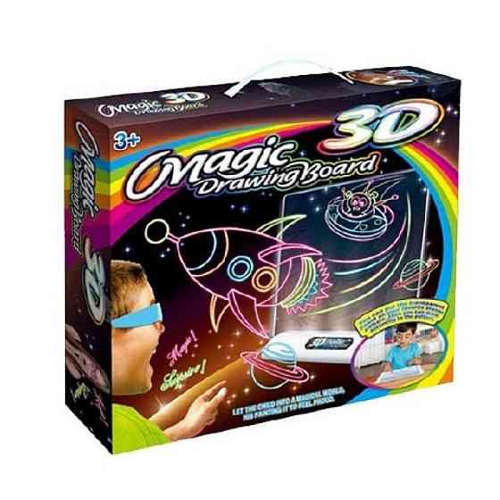 Дошка для малювання Magic 3D Drawing Board YM-124/EL-623 (30 шт./яск) Київ
