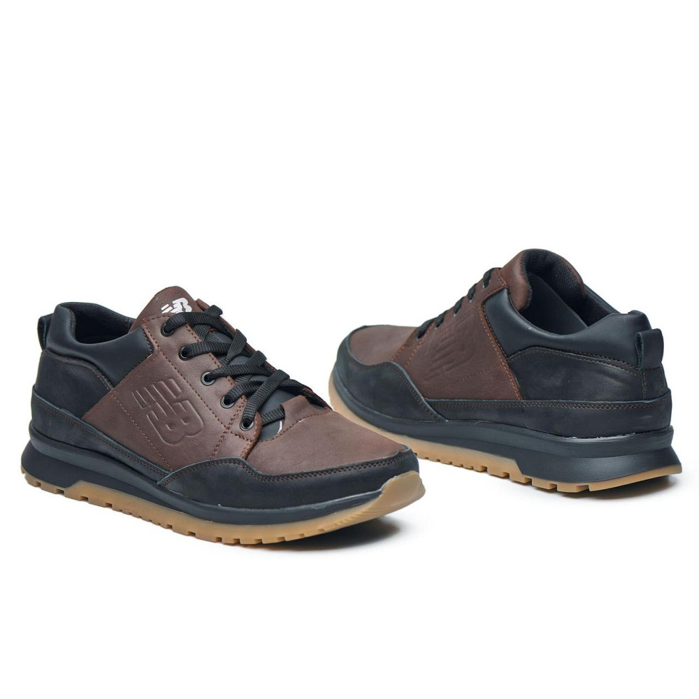 Чоловічі шкіряні кросівкм весна-осінь коричньового коліру 95 ч\кор Харьков - изображение 2